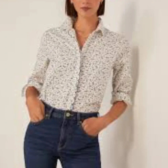 Equipment 100% Silk Printed Long Sleeve Button Up Shirt  Blouse M - Picture 2 of 10